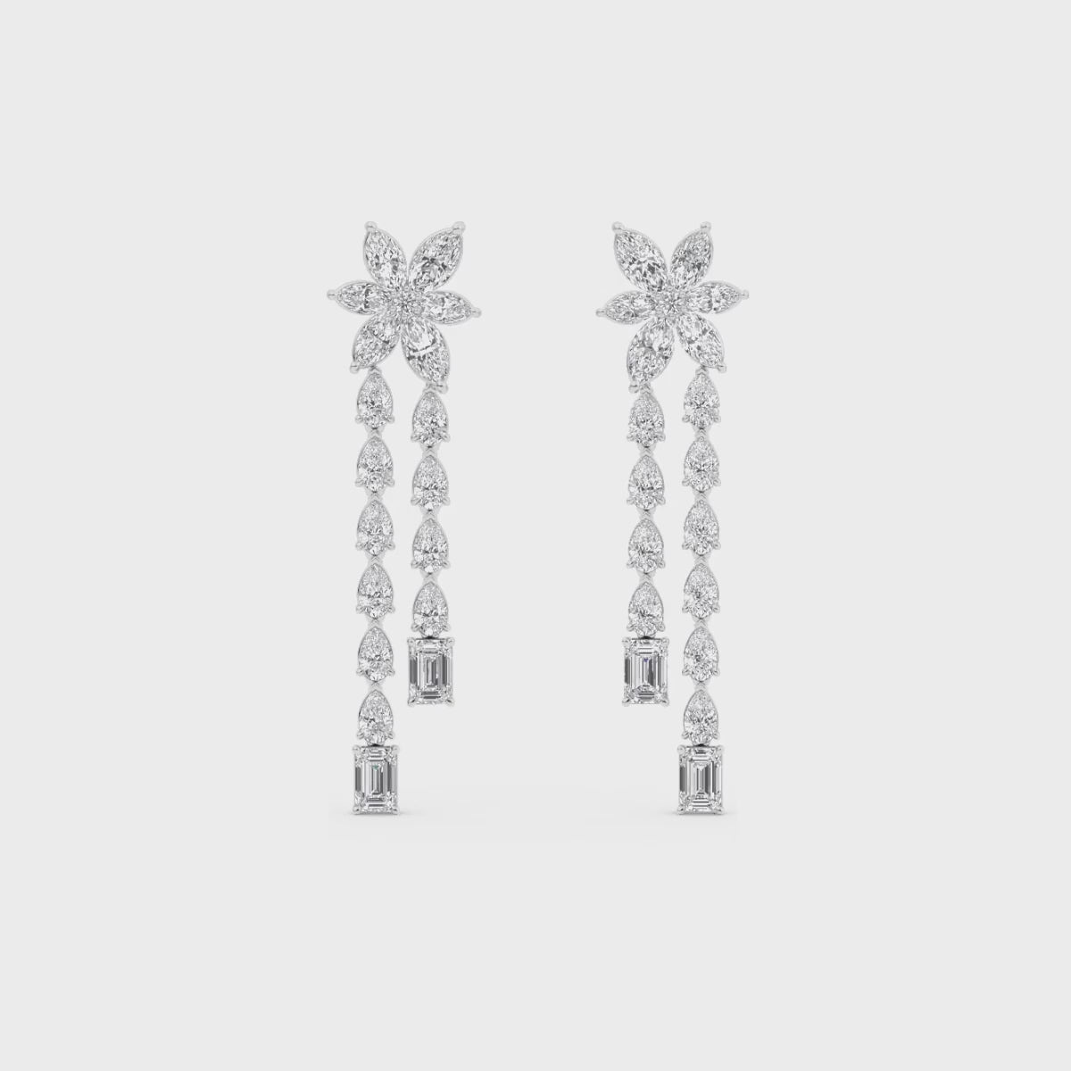 Thalia Lab Grown Diamond Drop Earrings