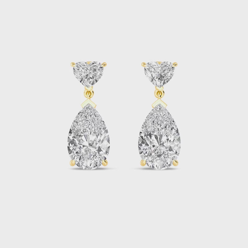 Amara Lab Grown Diamond Drop Earrings