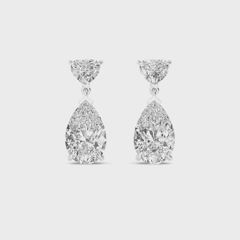 Amara Lab Grown Diamond Drop Earrings