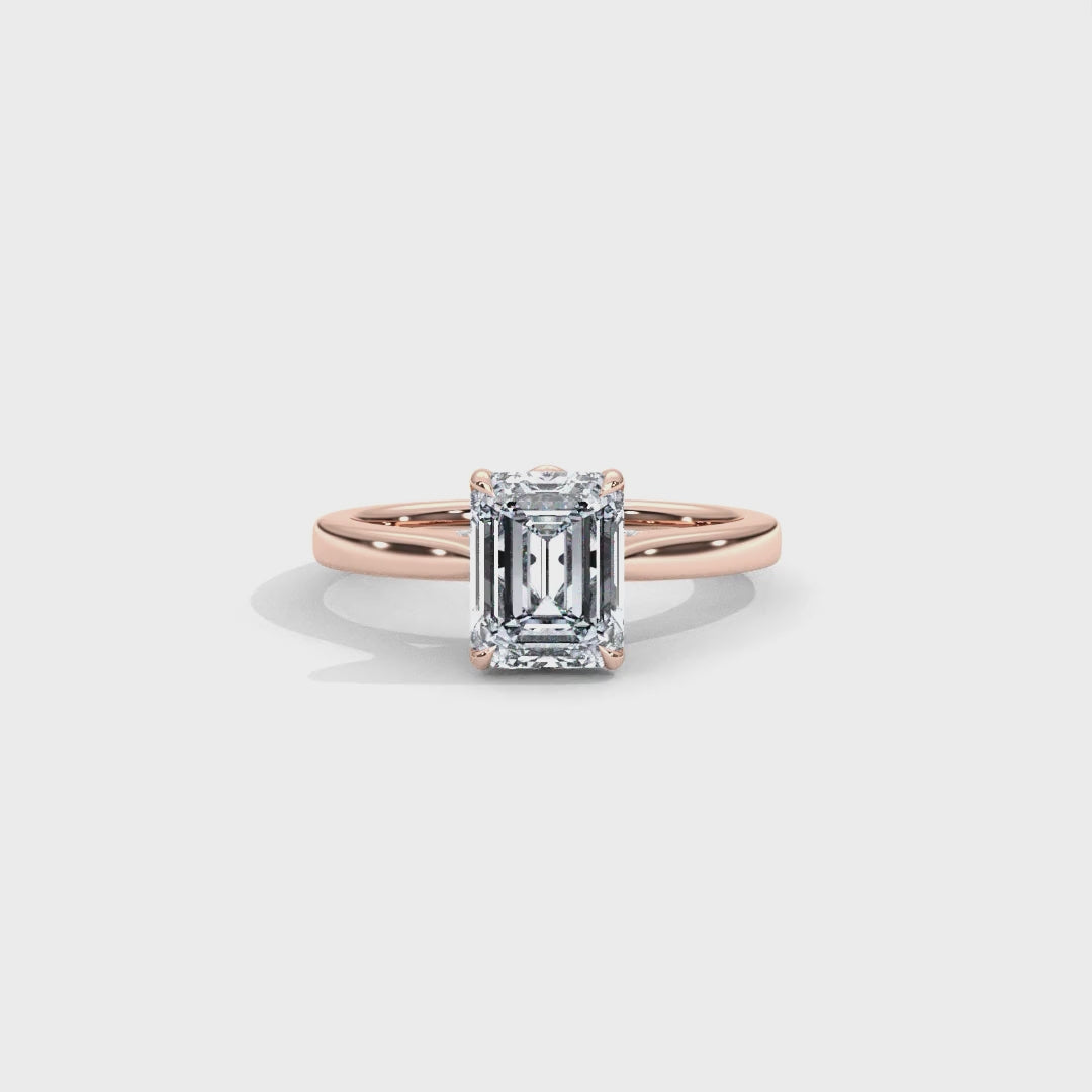 Hera's Empowered Lotus | Lotus Gallery Diamond Bridge Engagement Ring