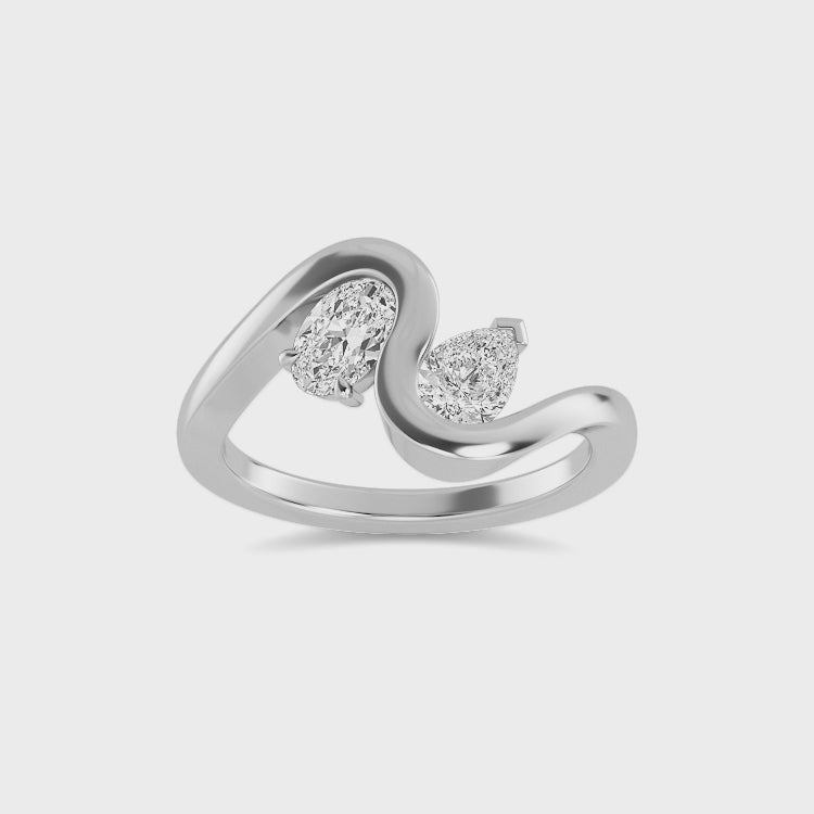 Thalassa | 0.75 ct Lab-Grown Diamond Toi et Moi Ring