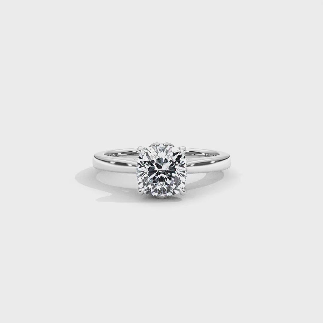 Hera's Empowered Lotus | Lotus Gallery Diamond Bridge Engagement Ring