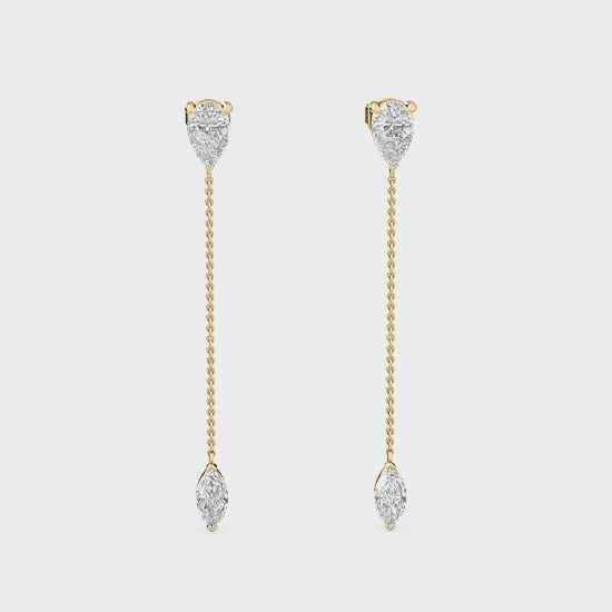 Elysia | 2.27ct Lab-Grown Diamond Drop Earrings