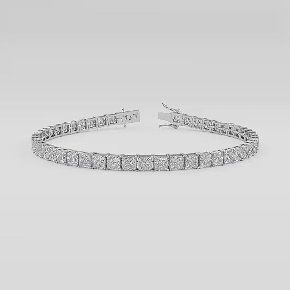 Astella Princess-Cut Diamond Tennis Bracelet
