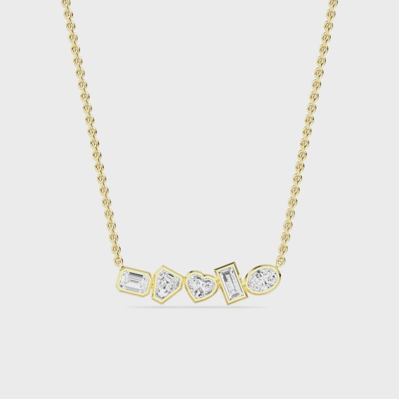 Callista Mosaic – 1.20ct Lab Grown Diamond Necklace