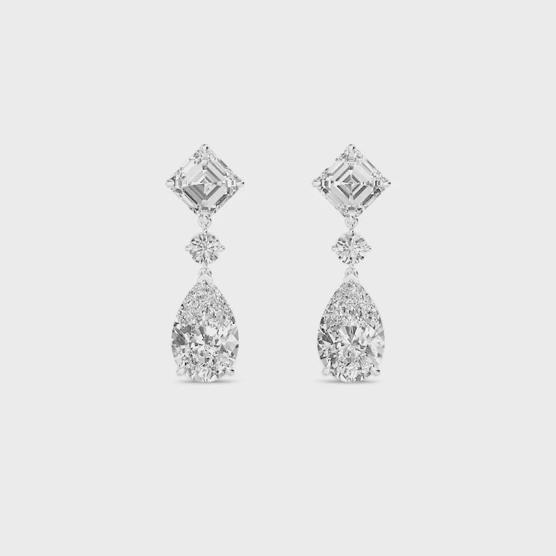 Nyra Lab Grown Diamond Drop Earrings