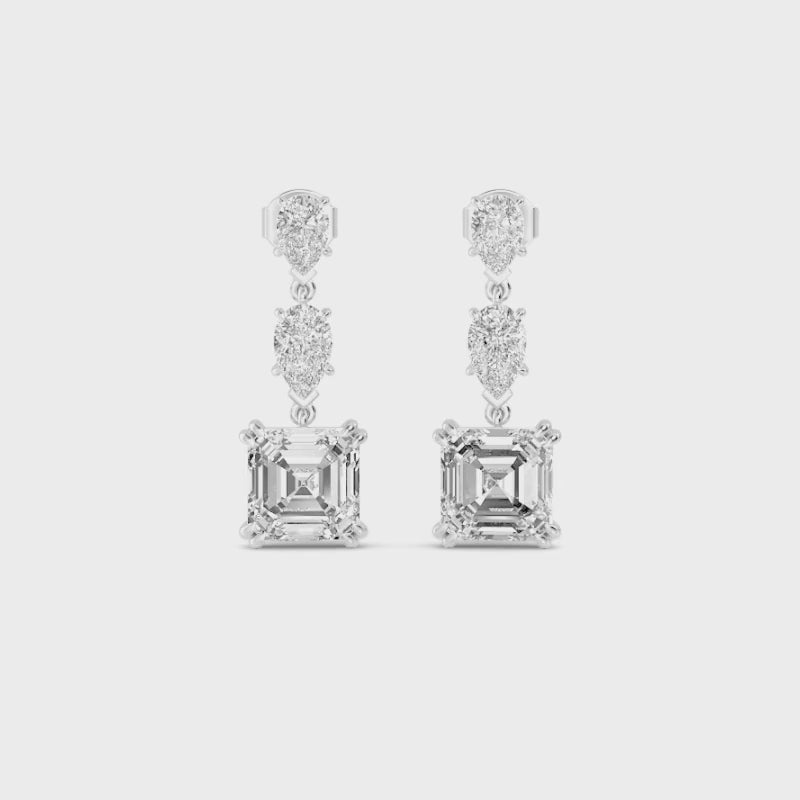 Astra Lab Grown Diamond Drop Earrings
