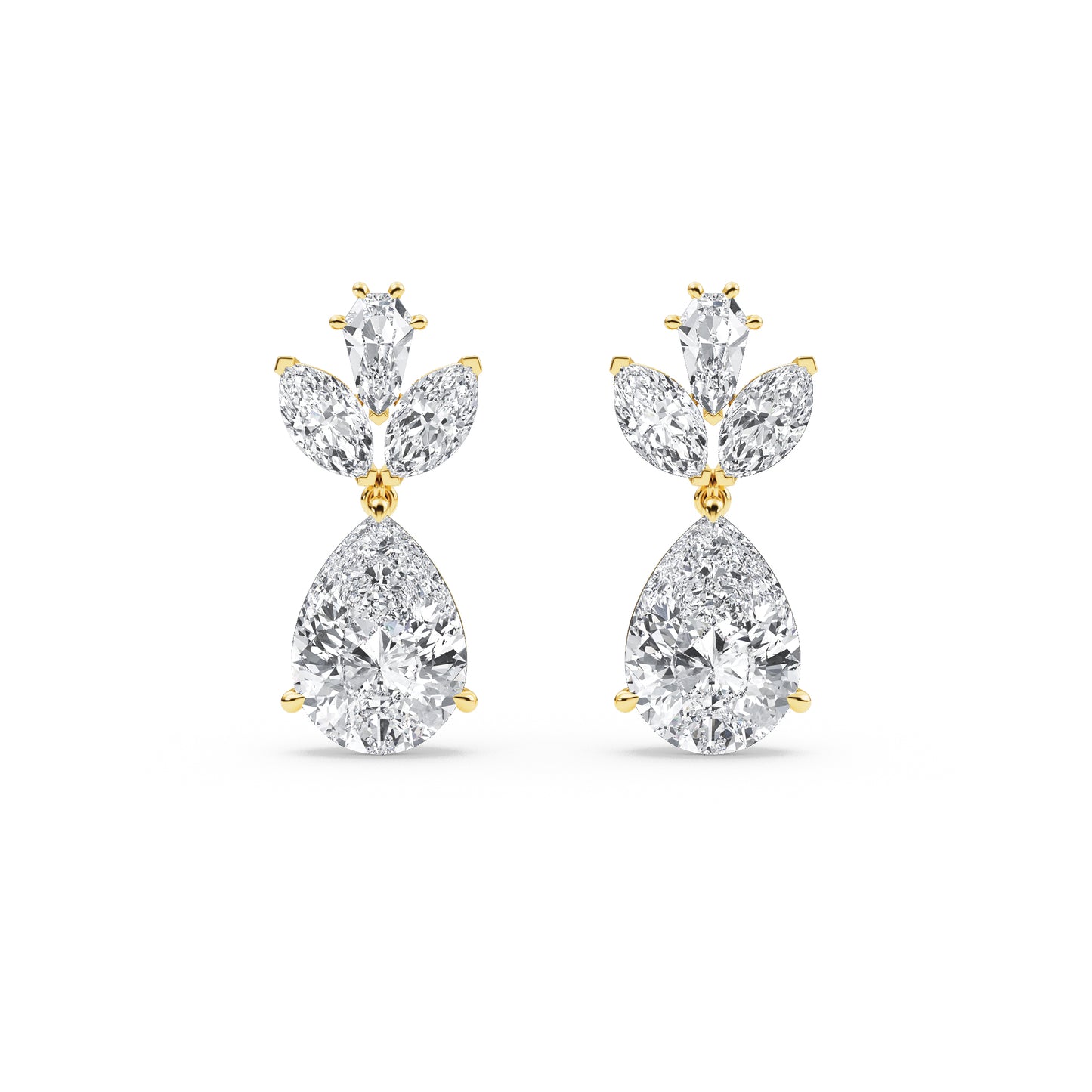 Althea Heirloom Lab Grown Diamond Drop Earrings