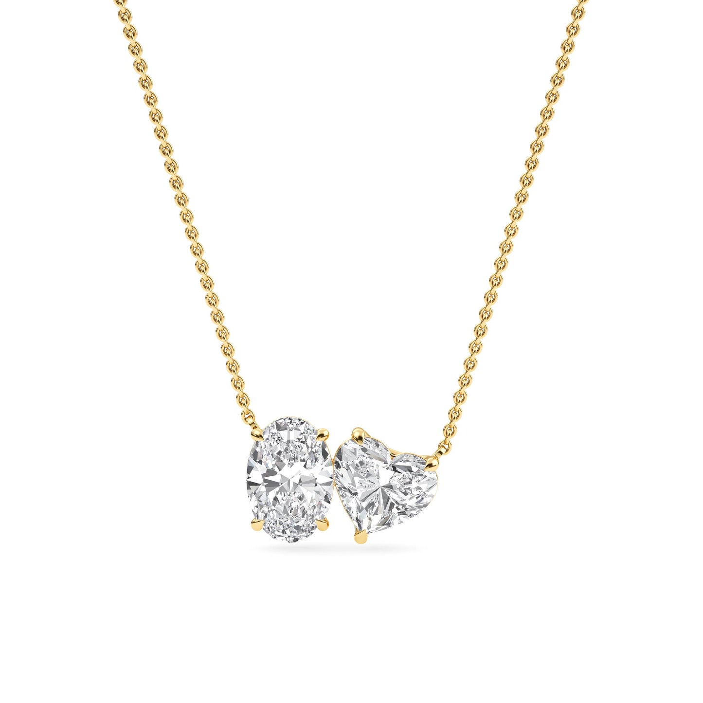 Eros Dualis 3.00ct Lab Grown Diamond Necklace