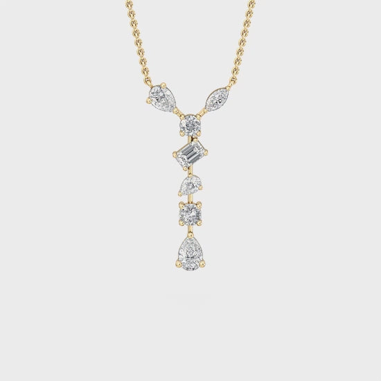 Astraia Cascade | 0.65ct Lab Grown Diamond Necklace