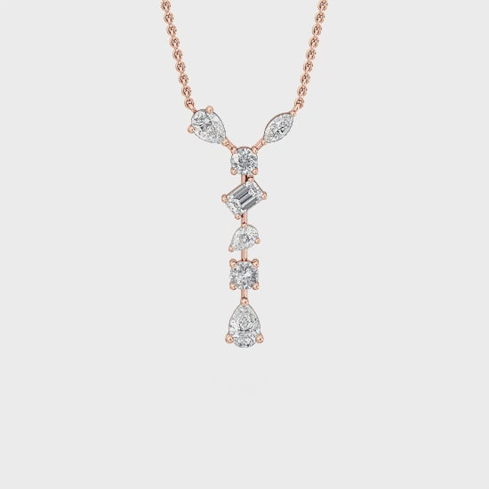 Astraia Cascade | 0.65ct Lab Grown Diamond Necklace