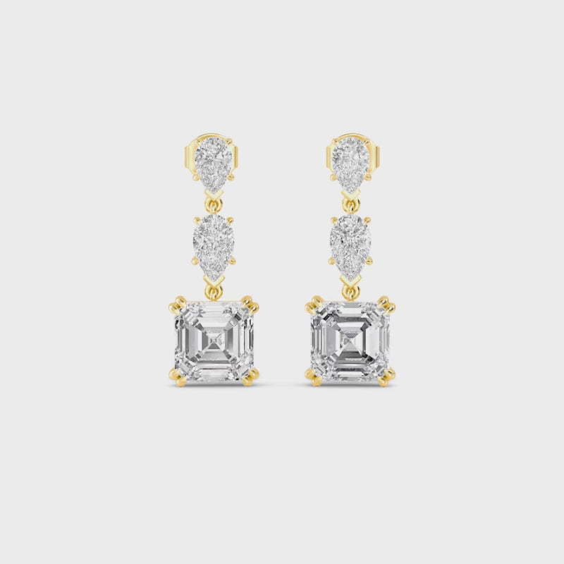Astra Lab Grown Diamond Drop Earrings