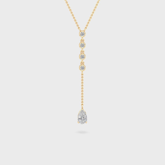 Selene Drop 0.75ct | Lab Grown Diamond Pendant Necklace