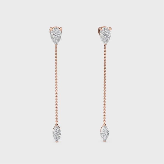 Elysia | 2.27ct Lab-Grown Diamond Drop Earrings