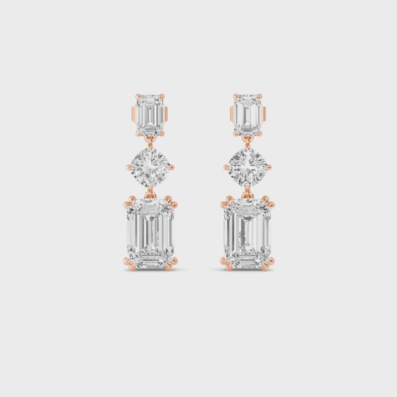 Kallia Lab Grown Diamond Drop Earrings