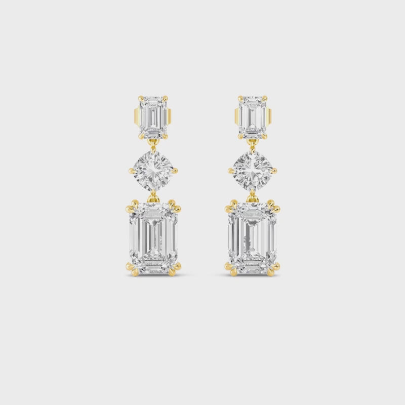Kallia Lab Grown Diamond Drop Earrings