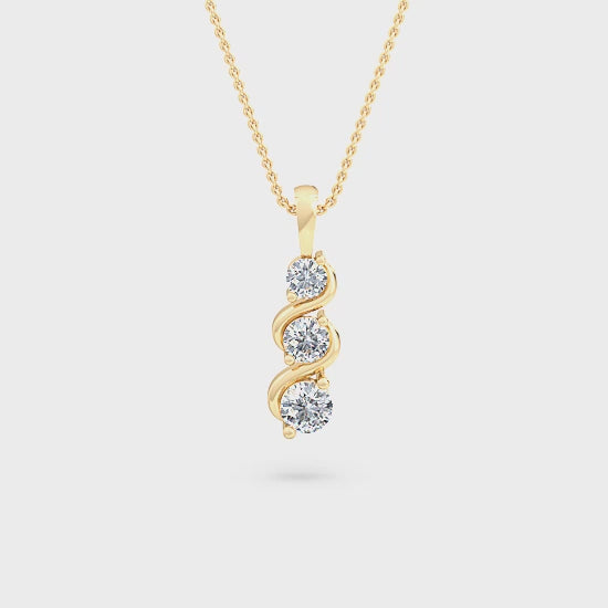 Thalassa 1.00ct Lab Grown Diamond Necklace